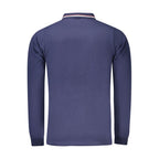 Blue Cotton Men's Polo