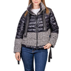 Black Polyamide Full-Length Jacket