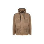 Brown Cotton Shell Jacket