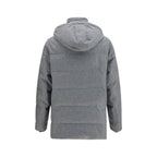 Gray Cashmere Full-Length Jacket