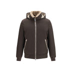 Brown Polyamide Shell Jacket