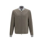 Bicolor Cashmere Bomber