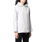 Gray Polyester Shell Jacket