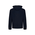 Blue Elastane Shell Jacket