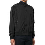 Black Polyester Bomber
