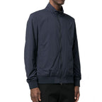 Blue Polyester Bomber