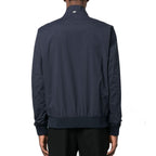 Blue Polyester Bomber