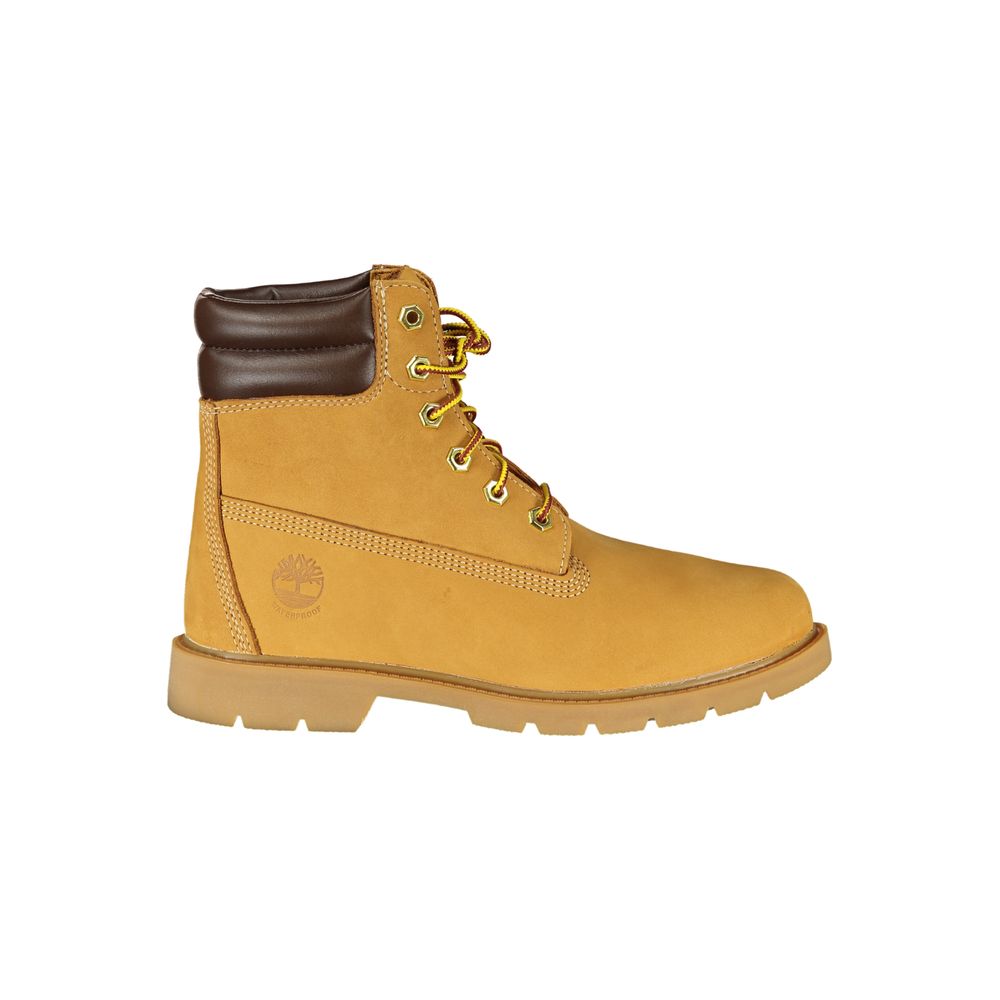 Beige Polyurethane Women Ankle Boot