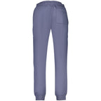 Blue Cotton Men's Trouser