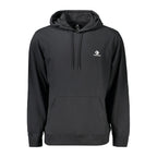Black Cotton Men's Hoodie