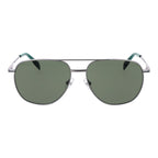 Silver Metal Sunglasses