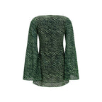 Bicolor Polyamide Casual Dress