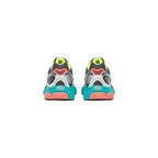Silver Synthetic Athletic Sneakers