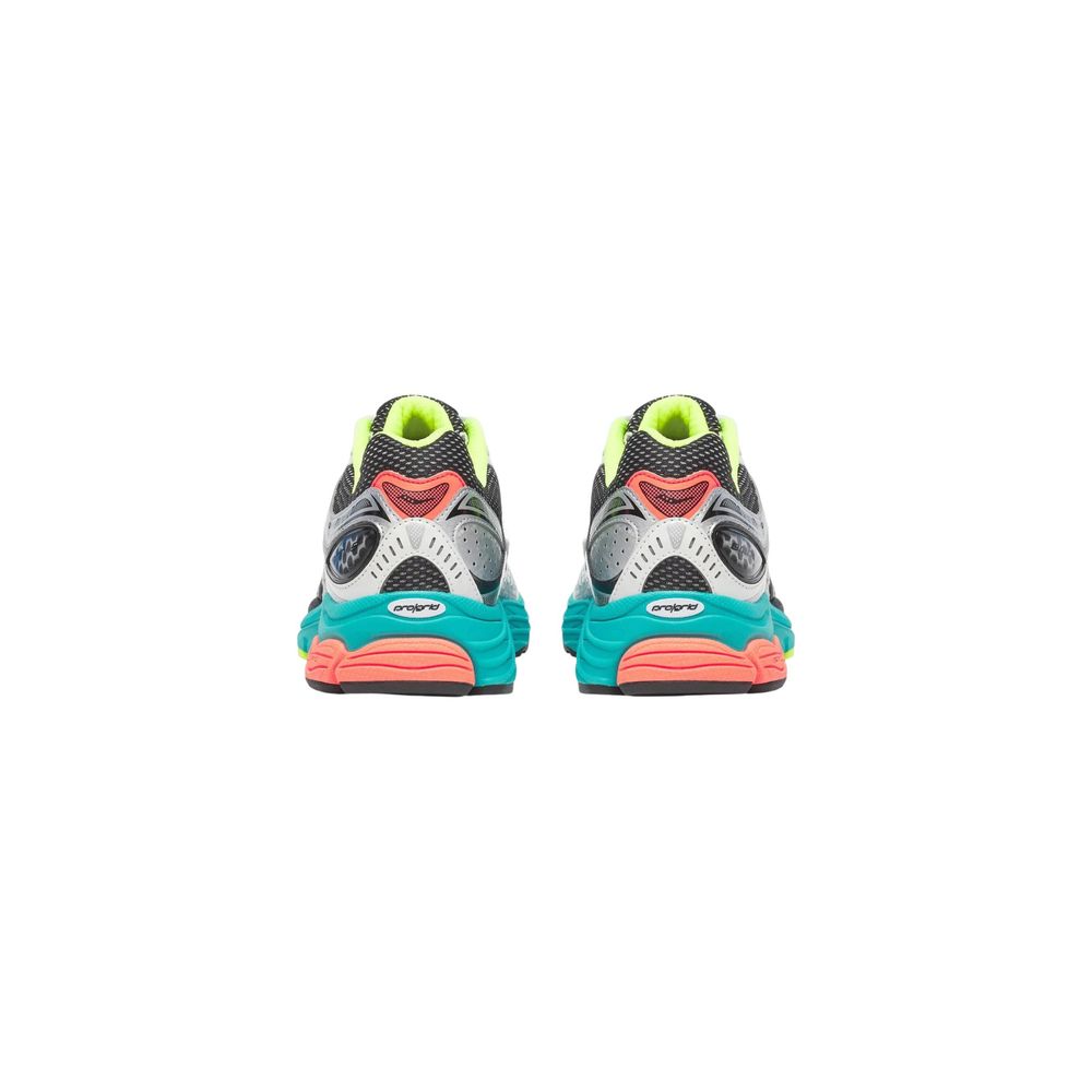 Silver Synthetic Athletic Sneakers