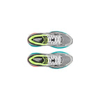 Silver Synthetic Athletic Sneakers