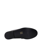 Black Leather Slip-On Loafers