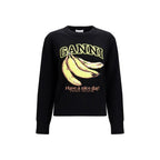 Black Cotton Sweatshirt