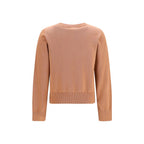 Beige Cotton Sweatshirt