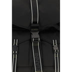 Black Recycled Polyamide Backpack