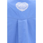 Blue Cotton Pattern Shirt