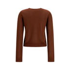 Brown Cotton Cardigan