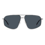 Gray Stainless Steel Sunglasses
