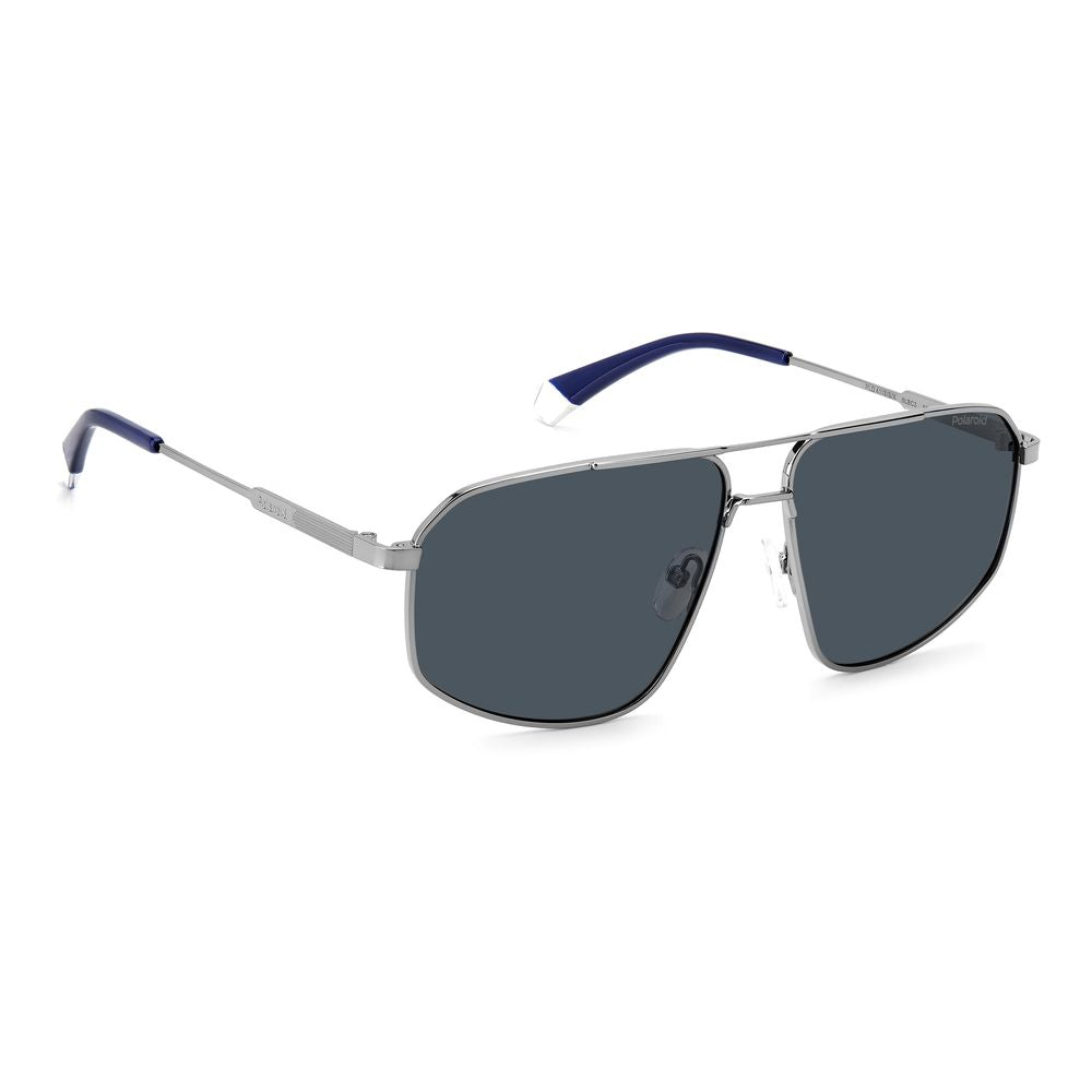 Gray Stainless Steel Sunglasses