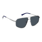 Gray Stainless Steel Sunglasses