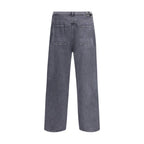 Black Cotton Relaxed Fit Jeans