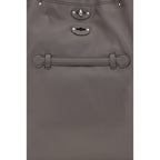 Gray Calf Leather Bos Taurus Shoulder Bag