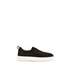 Brown Calf Leather Bos Taurus Sneakers