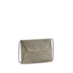 Gray Calf Leather Bos Taurus Shoulder Bag
