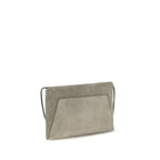 Gray Calf Leather Bos Taurus Shoulder Bag