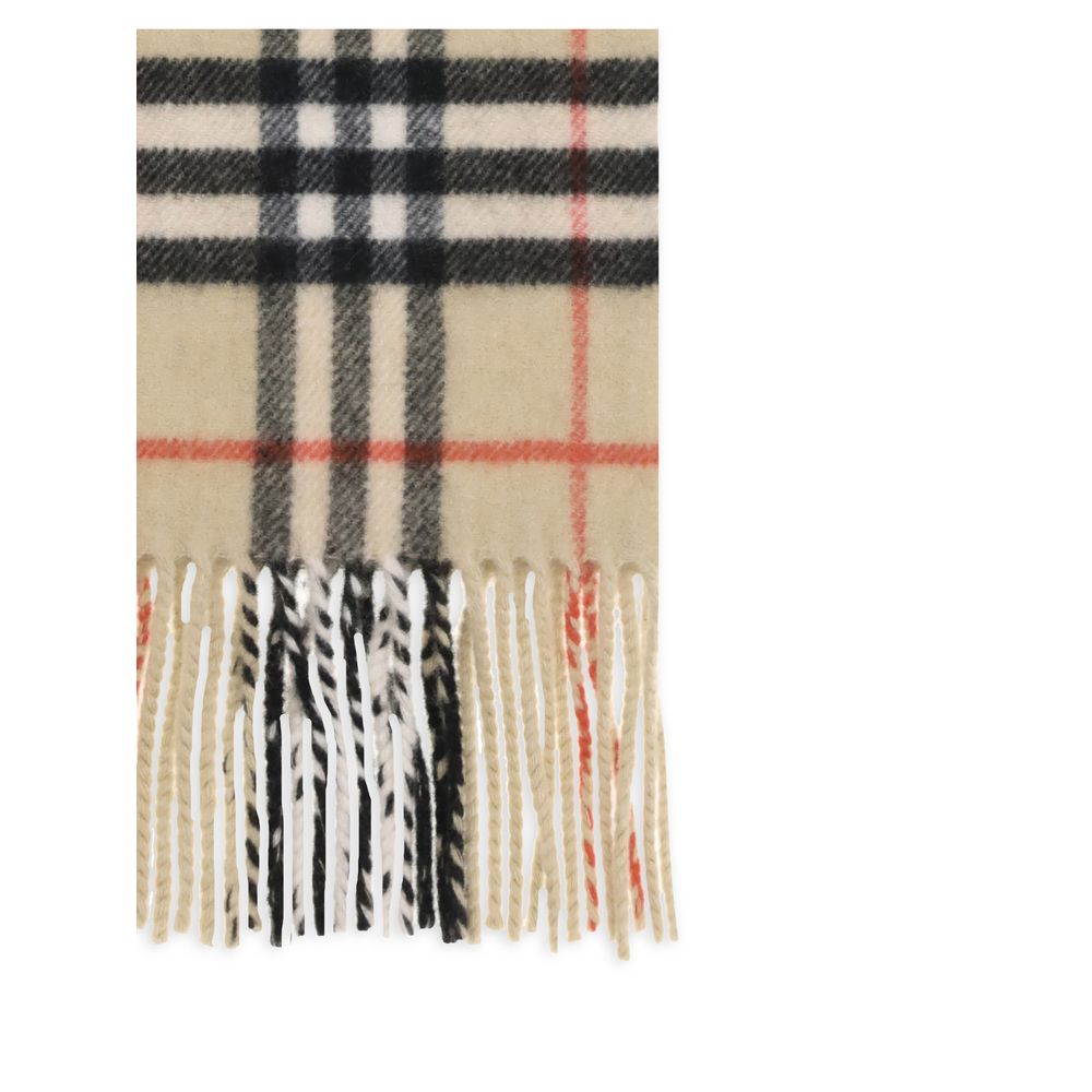 Beige Cashmere Scarf