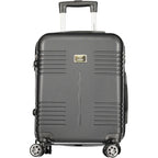 Black Polyurethane Women's Travel Bag