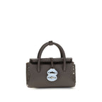 Brown Calf Leather Bos Taurus Handbag