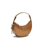 Beige Calf Leather Bos Taurus Shoulder Bag