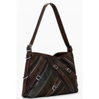 Marrone Poliuretano Women Handbag