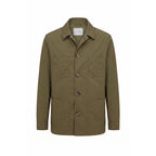 Green Nylon Men Jacket