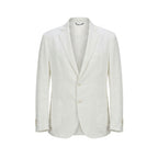 White Linen Men's Jacket