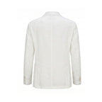 White Linen Men's Jacket