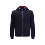 Blue Wool Oves Aries Full-Length Jacket