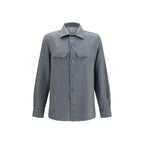 Gray Wool Oves Aries Shirt