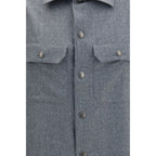 Gray Wool Oves Aries Shirt