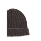 Brown Cashmere Beanie