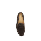 Brown Calf Leather Bos Taurus Slip-On Loafers