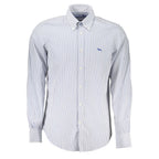 Blue Cotton Men's Shirt