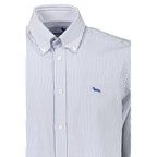 Blue Cotton Men's Shirt