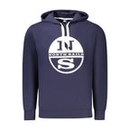 Blue Cotton Men's Hoodie