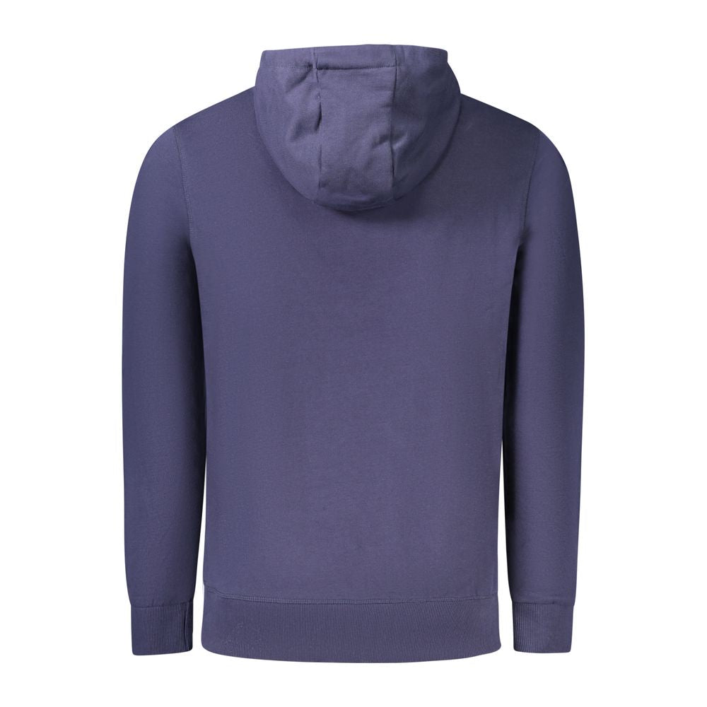 Blue Cotton Men's Hoodie